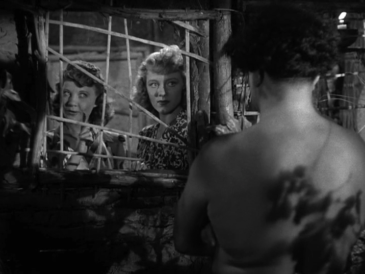 Una Merkel and Anne Nagel in Mad Doctor of Market Street the window