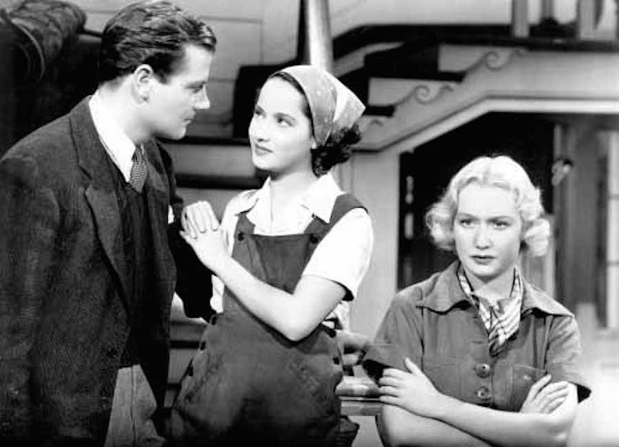 Joel McCrea, Merle Oberon and Miriam Hopkins These Three