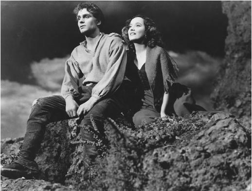 Olivier-and-Oberon-in-Wuthering-Heights