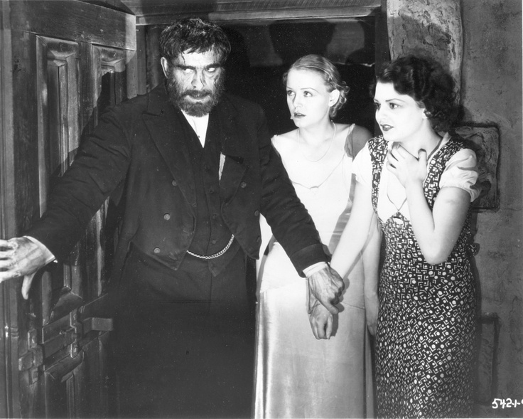 Boris, Gloria Stuar and Lilian Bond in The Old Dark House