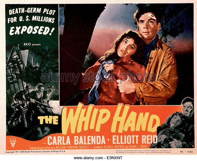 the-whip-hand-us-poster-from-left-carla-balenda-elliott-reid-1951-e5nxnt