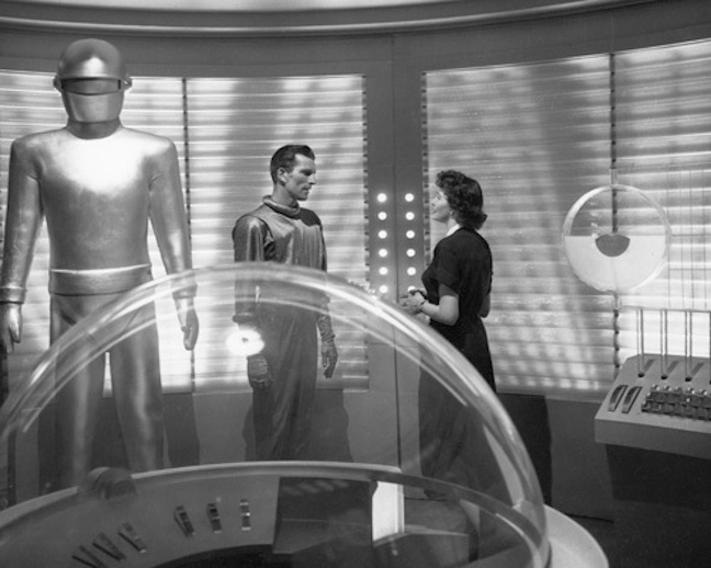 "The Day the Earth Stood Still" Michael Rennie, Hugh Marlowe, & Patricia Neal 1951 20th **I.V.