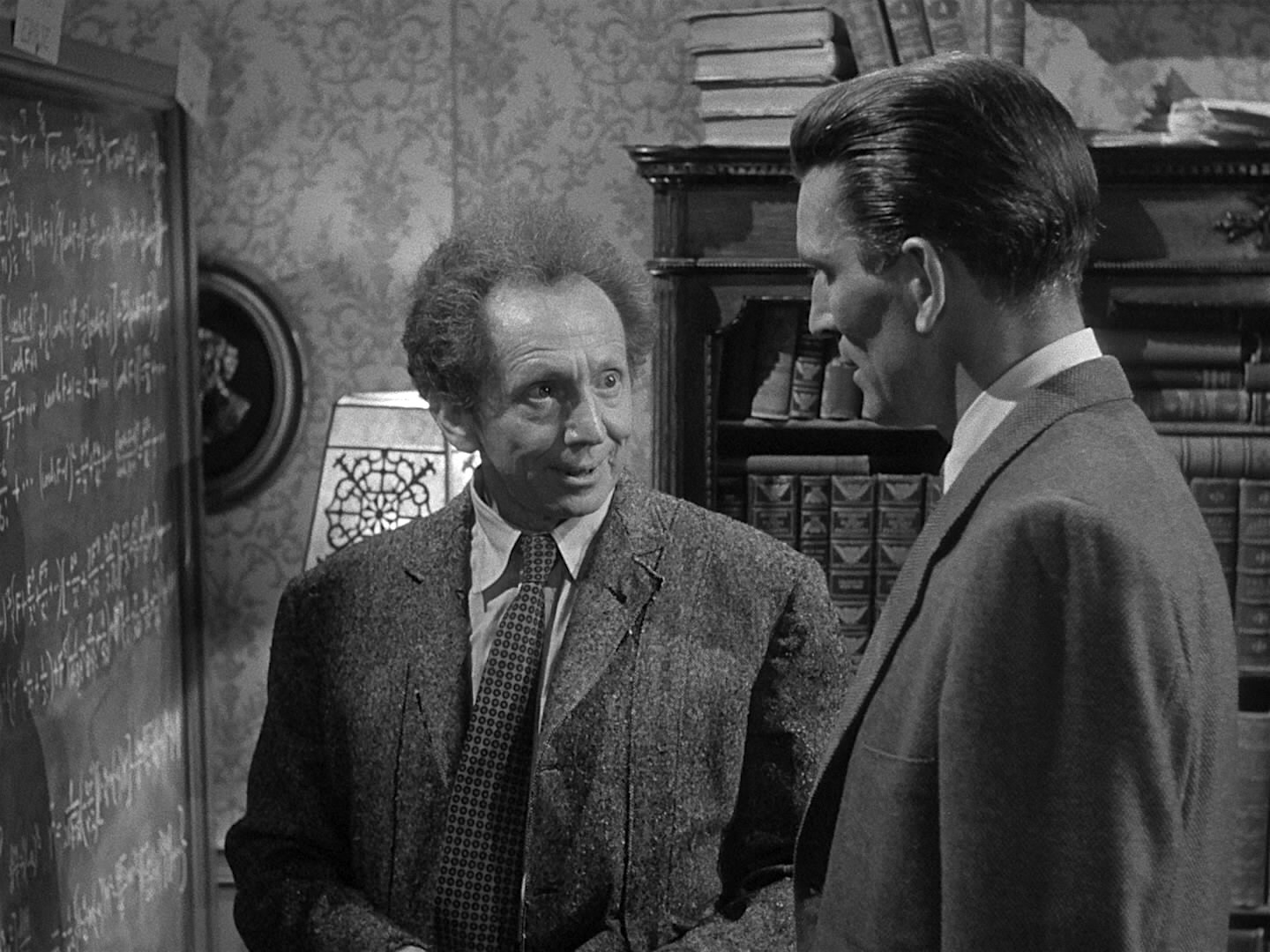 Day the Earth Stood Still Sam Jaffe at the blackboard