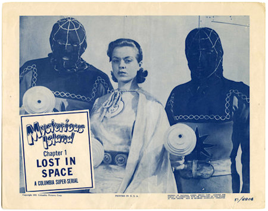 Mysterious Island 1951 serial lobby card