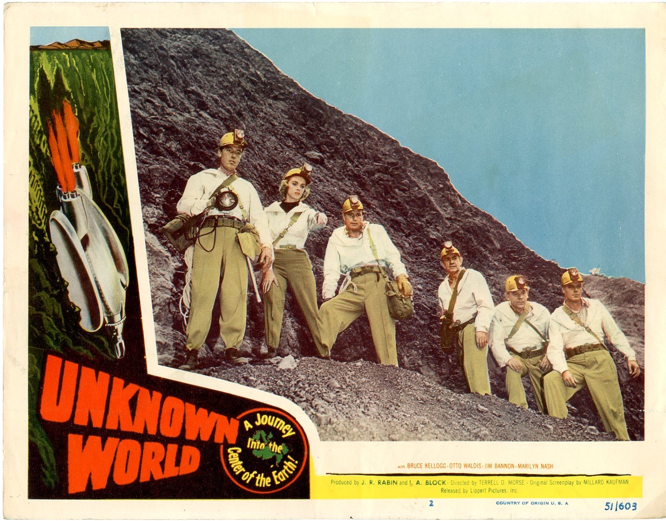 unknown world 1951 lobby card