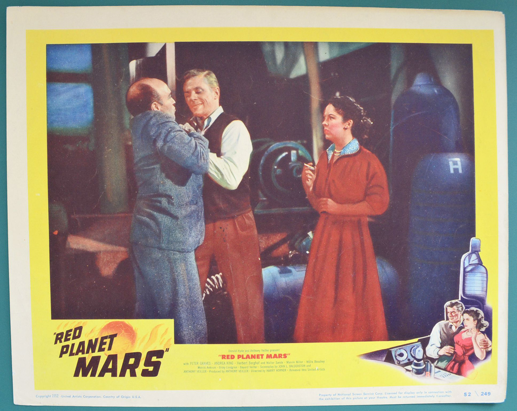 Red Planet Mars - Lobby Card