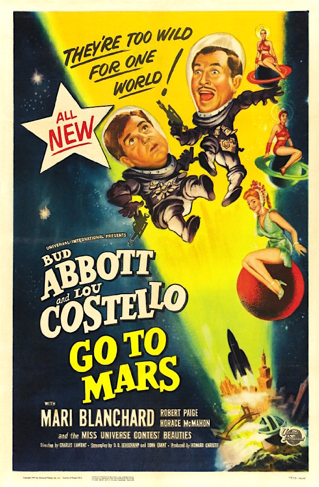 Abbott and Costello go to Mars poster